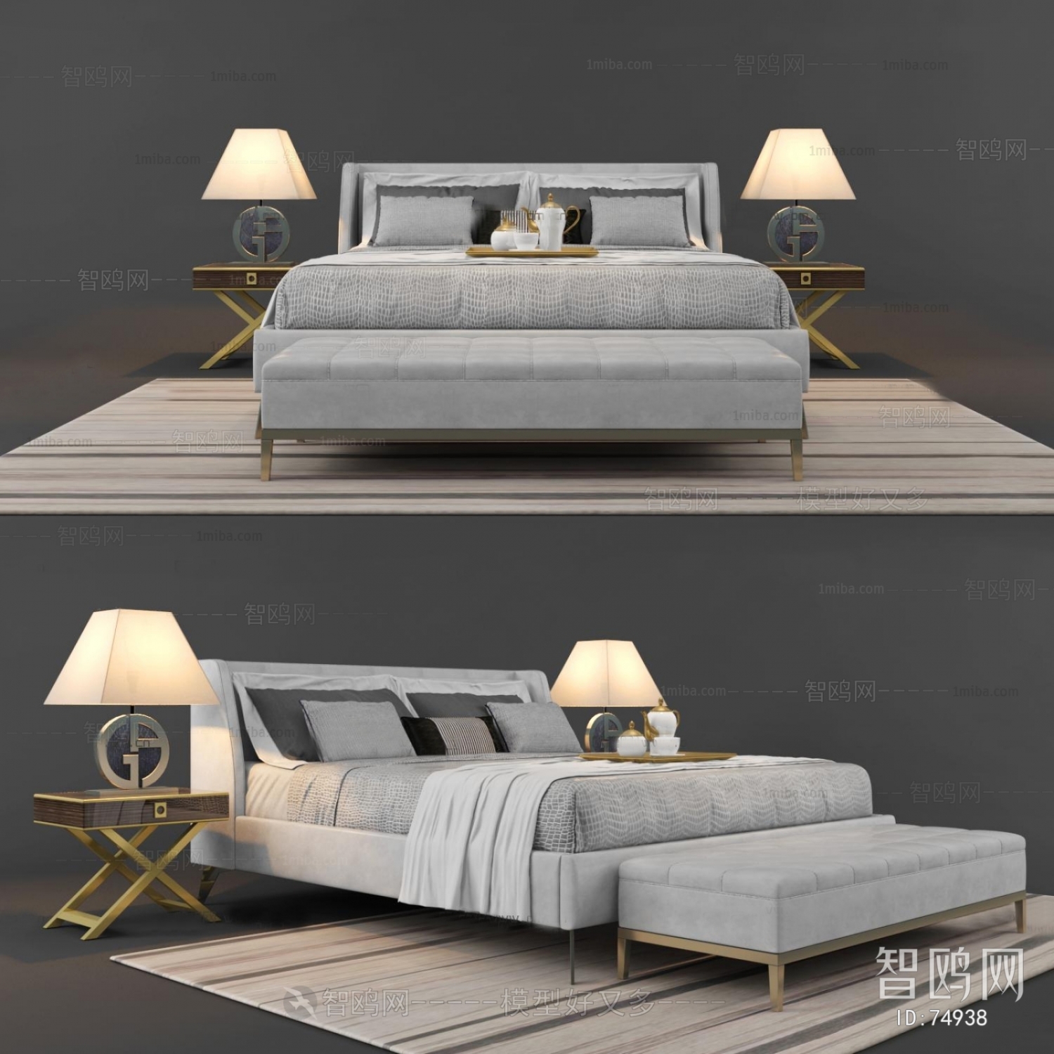 Modern Double Bed