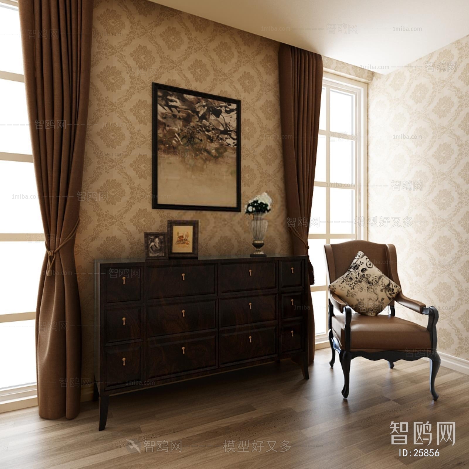 American Style New Classical Style Side Cabinet/Entrance Cabinet