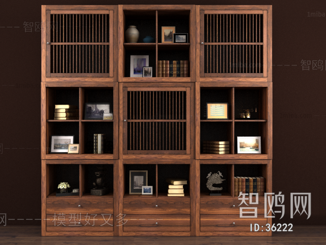 New Chinese Style Bookcase