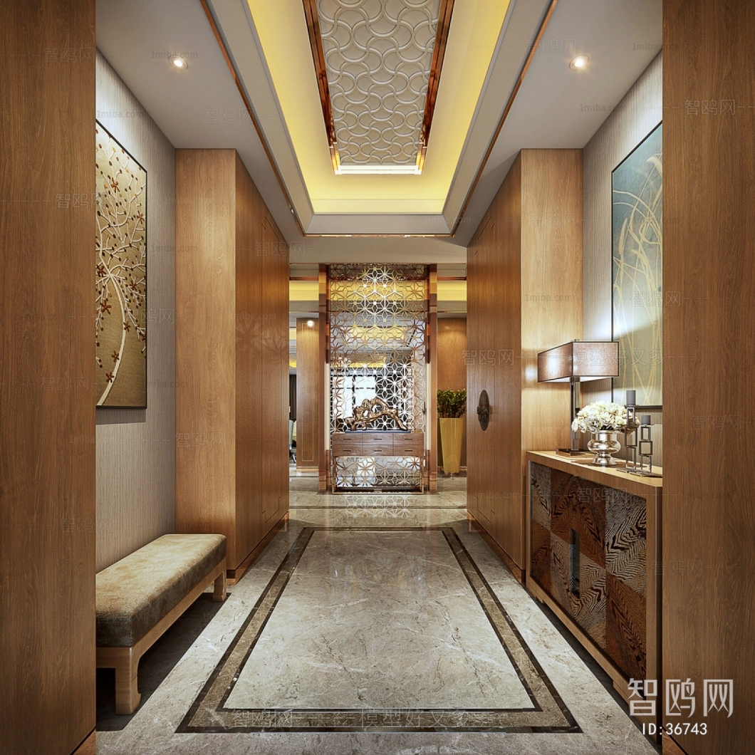 New Chinese Style Hallway