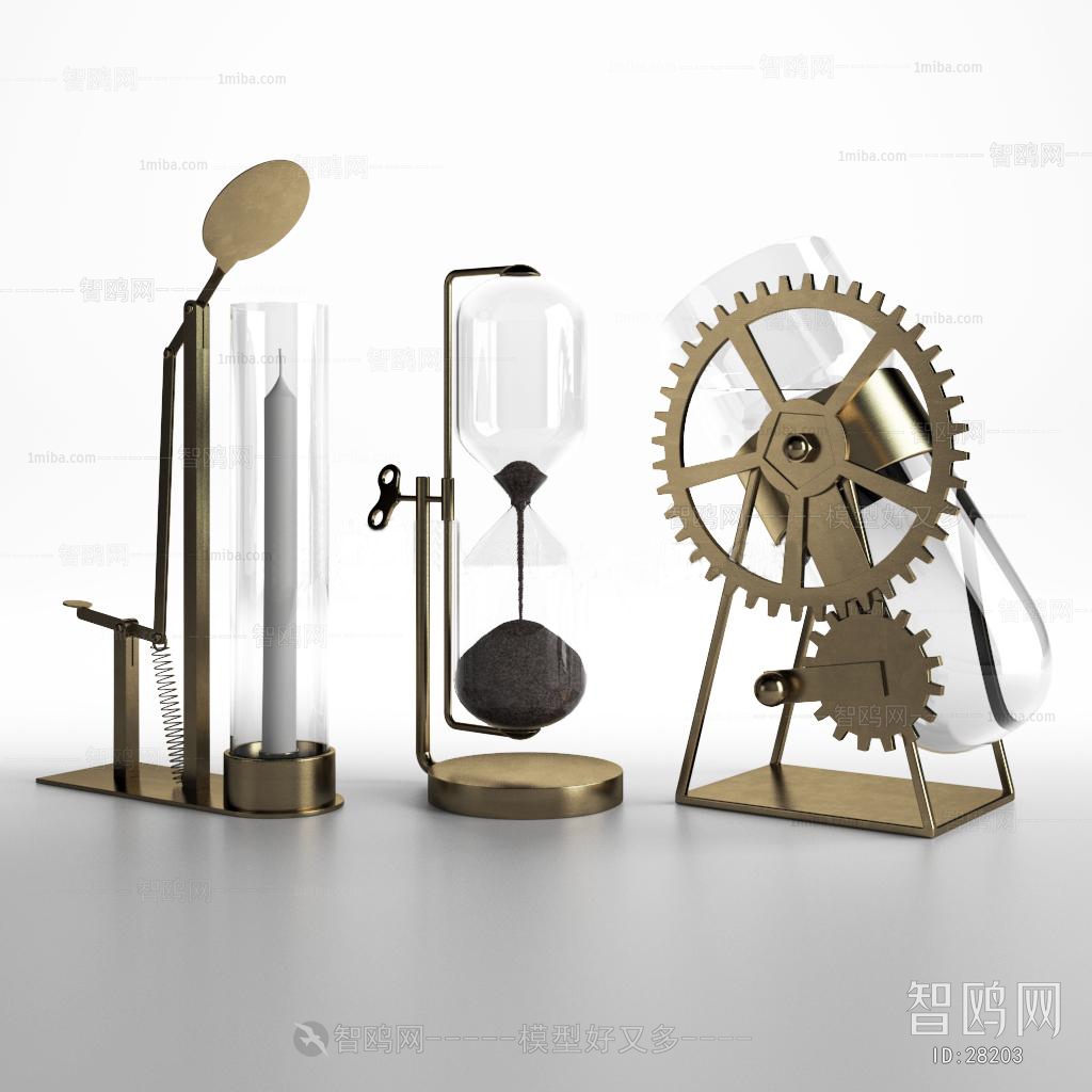 Modern Industrial Style Decorative Set