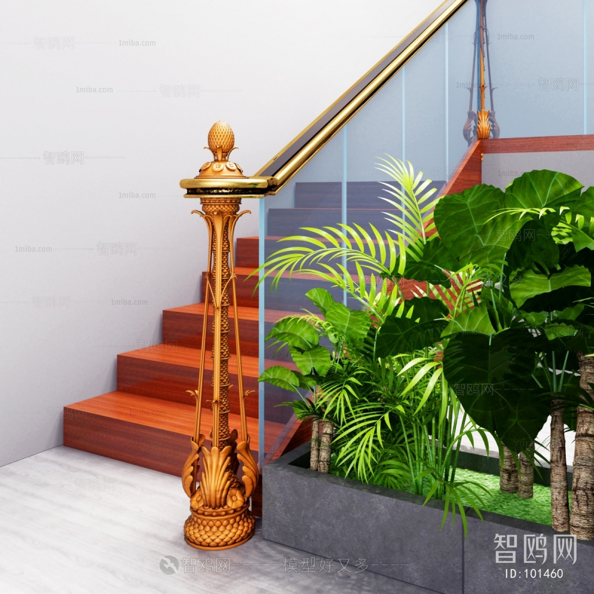 New Classical Style Stair Balustrade/elevator