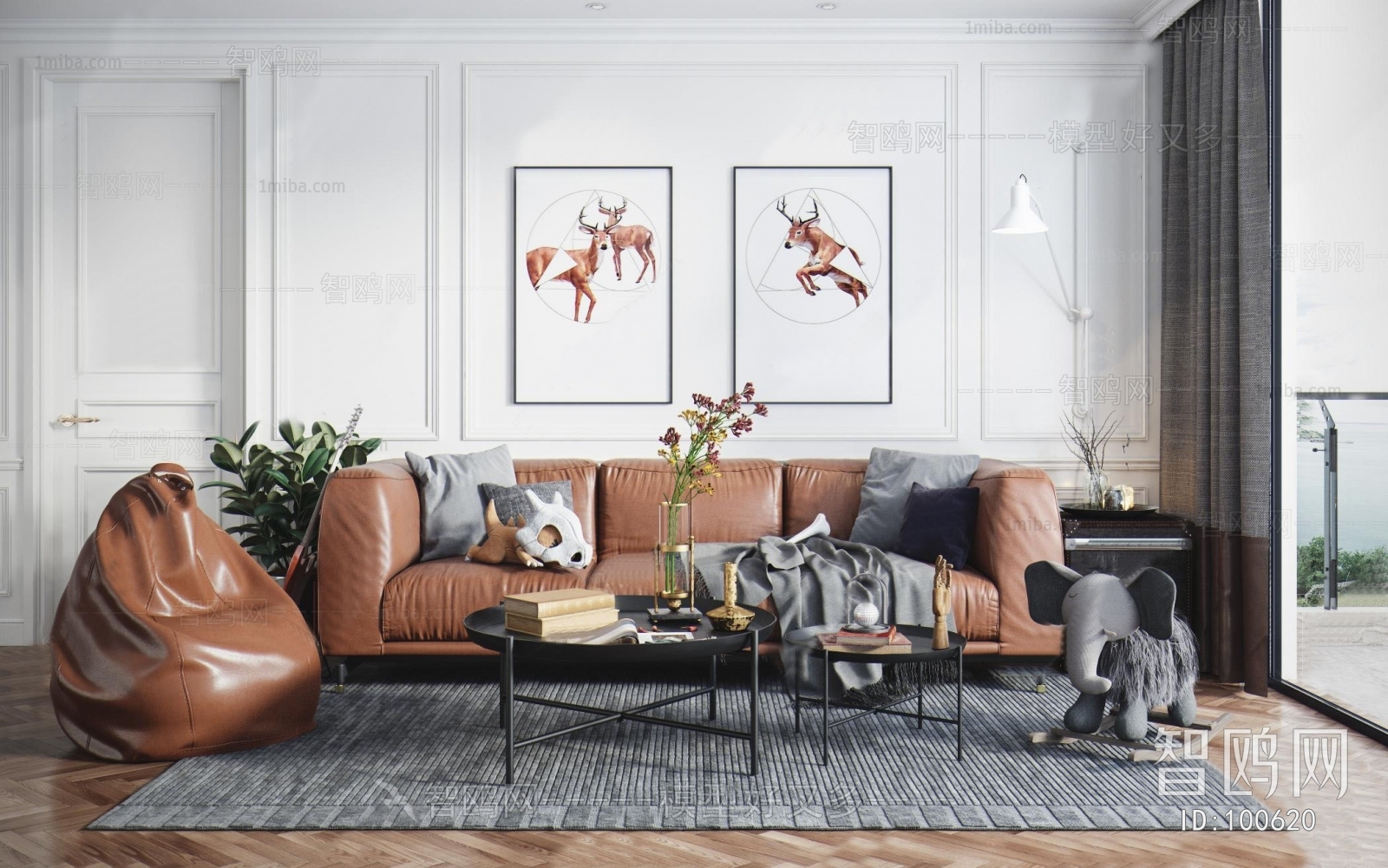 Nordic Style Sofa Combination