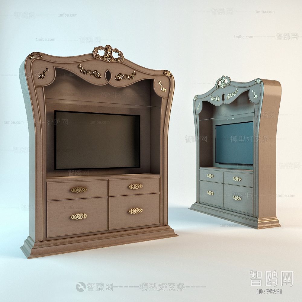 European Style TV Cabinet