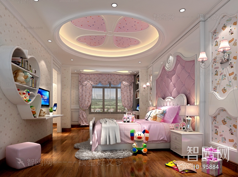 Simple European Style Children's Room