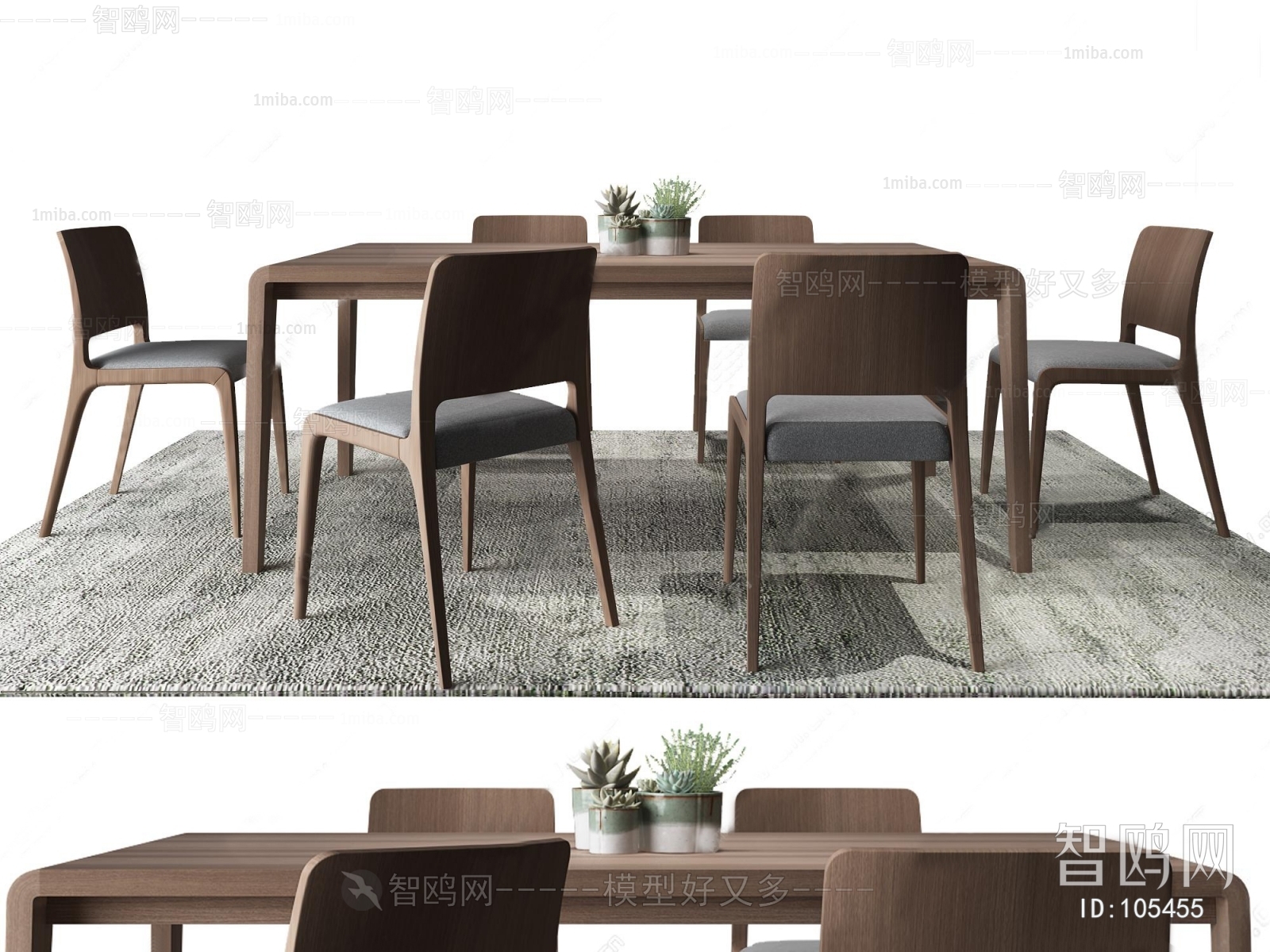 Nordic Style Dining Table And Chairs