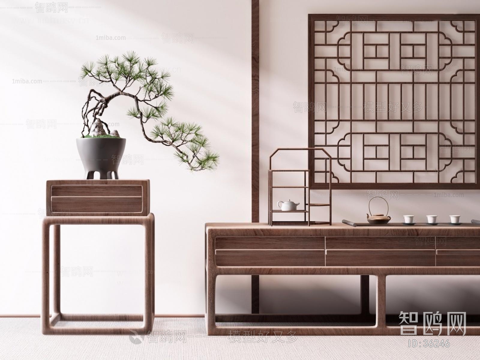 New Chinese Style Side Cabinet/Entrance Cabinet