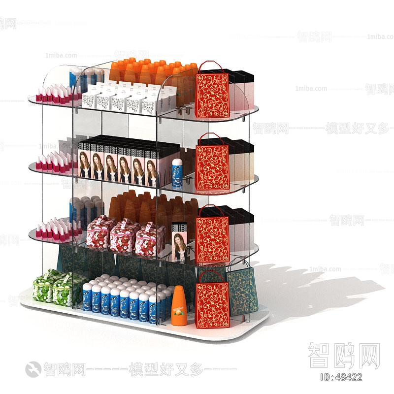 Modern Supermarket Shelf