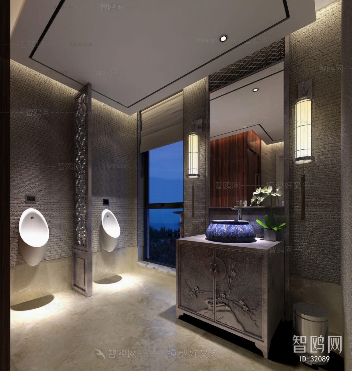 New Chinese Style Public Toilet