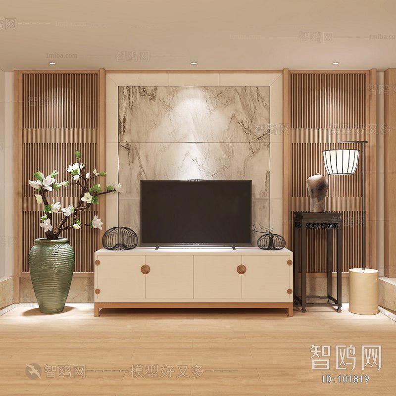 New Chinese Style TV Cabinet