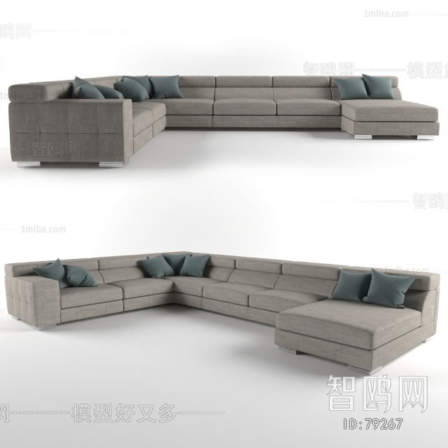 Modern Multi Person Sofa