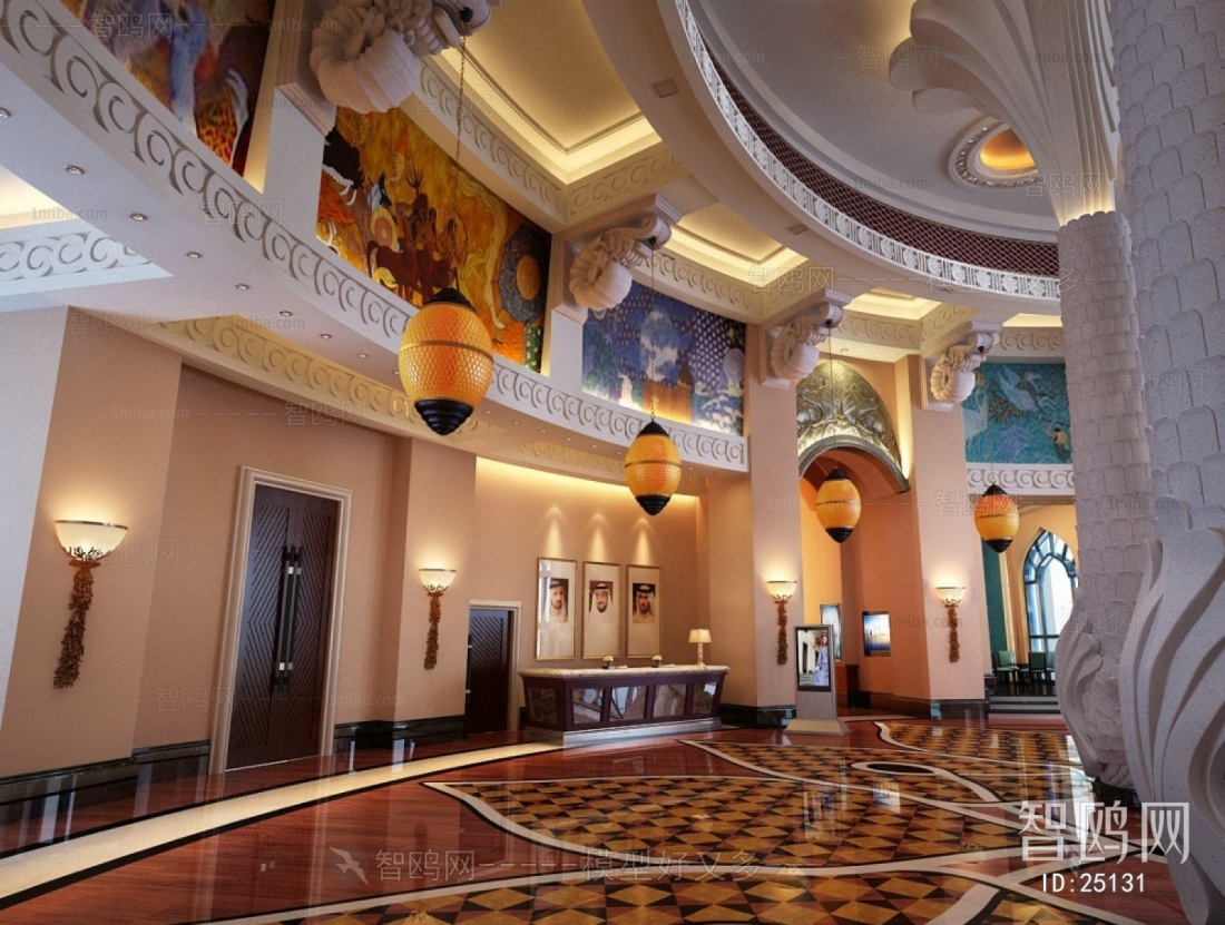 Southeast Asian Style Lobby Hall