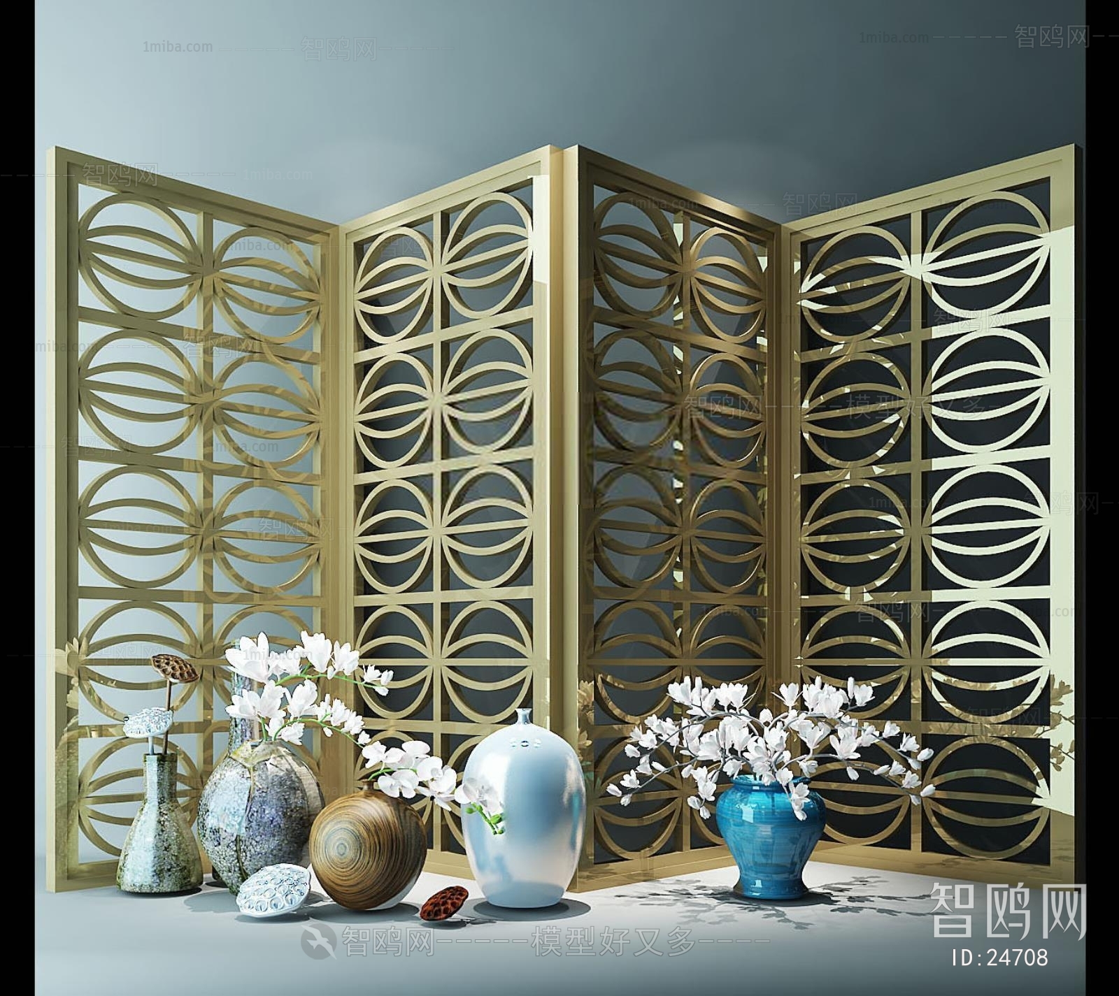 Modern New Chinese Style Partition