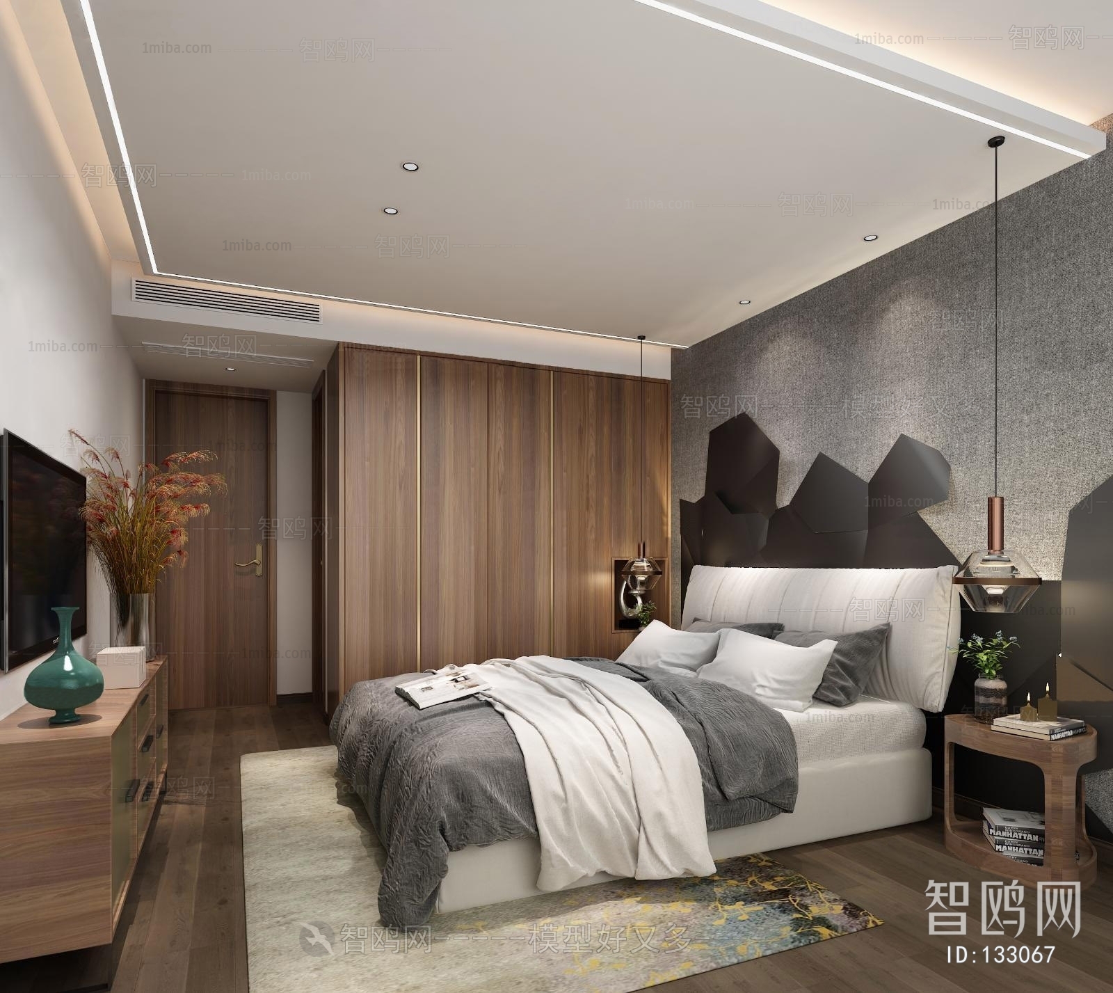 Modern Nordic Style Bedroom