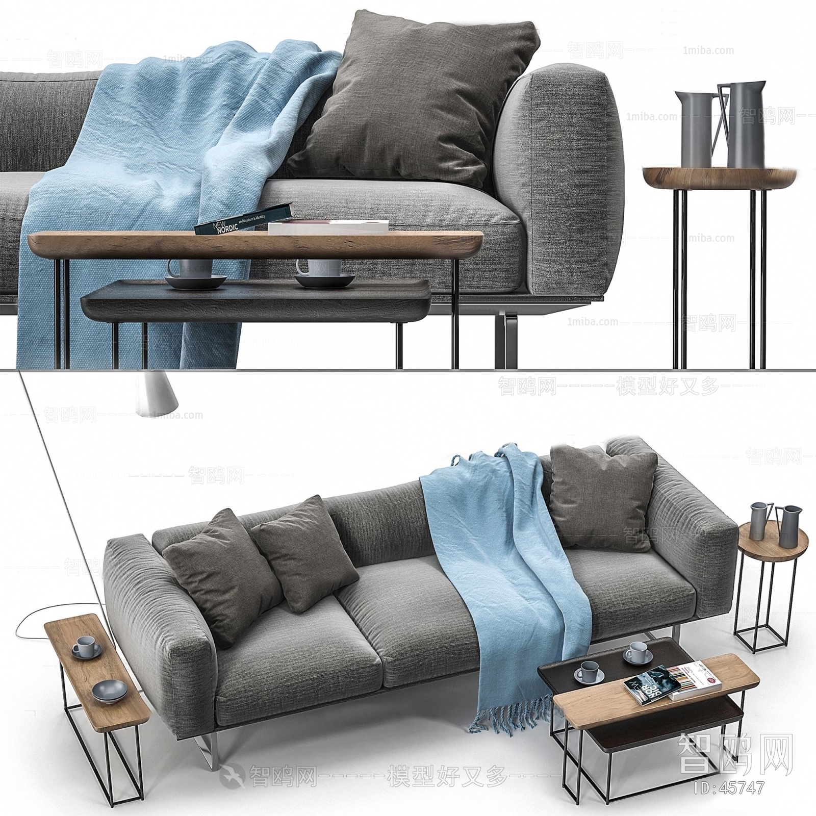 Modern Three-seat Sofa