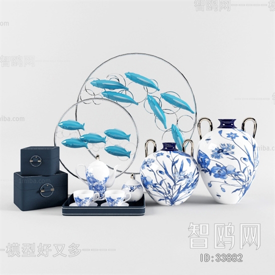 New Chinese Style Decorative Set