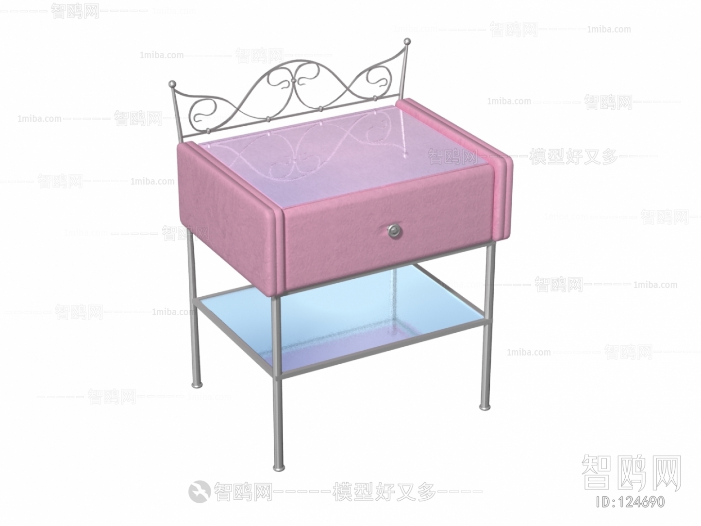 European Style Bedside Cupboard