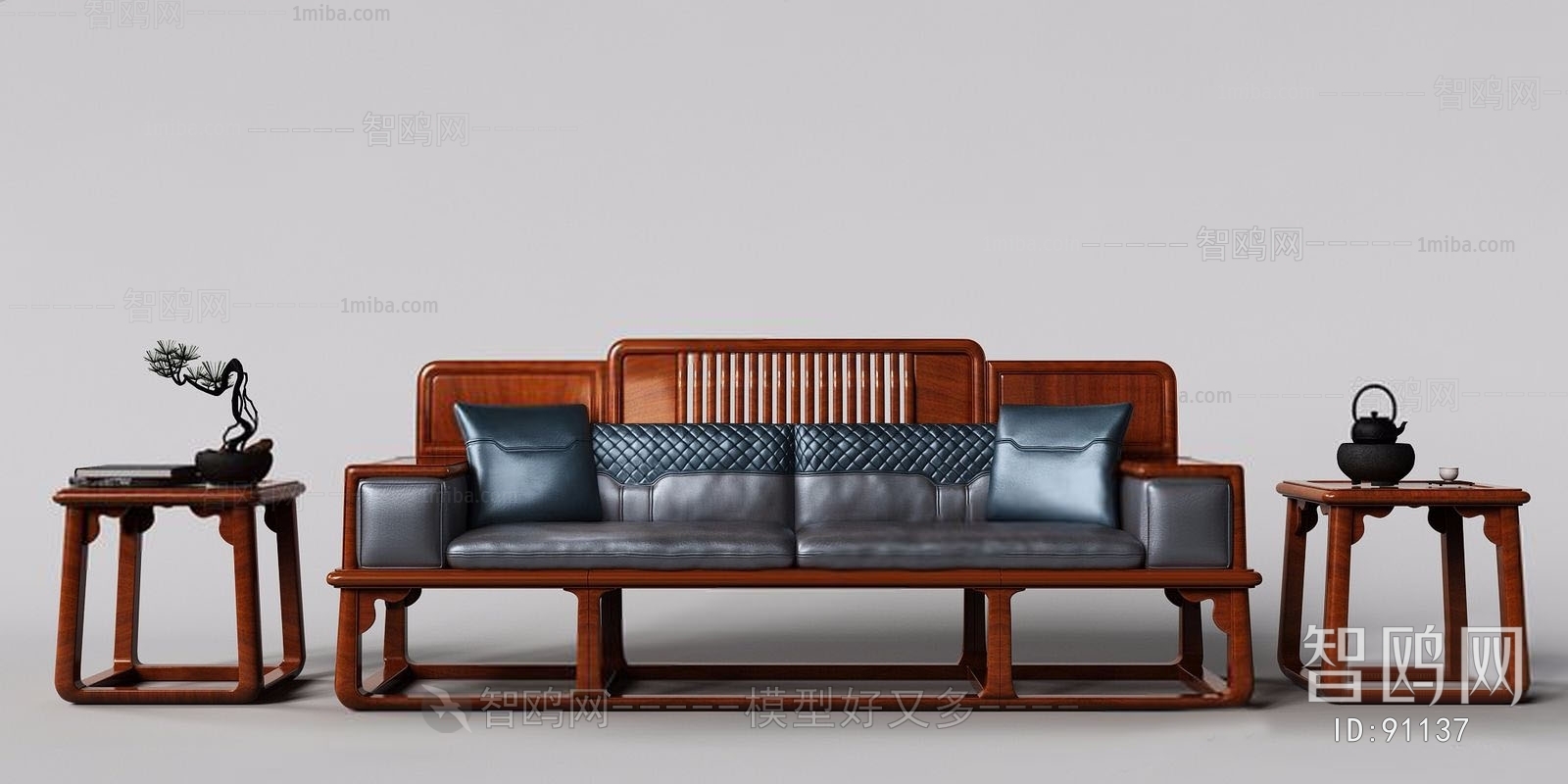 New Chinese Style A Sofa For Two