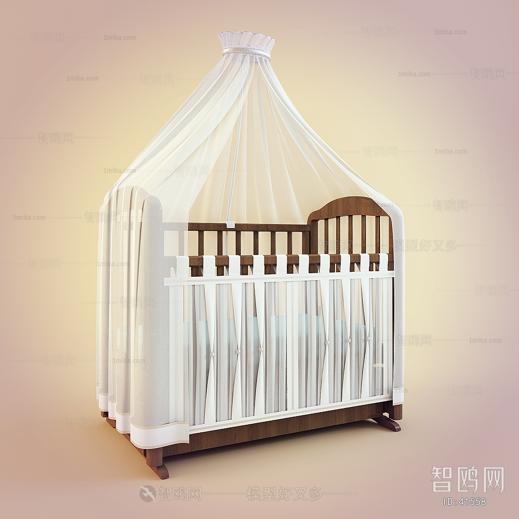 Simple European Style Child's Bed