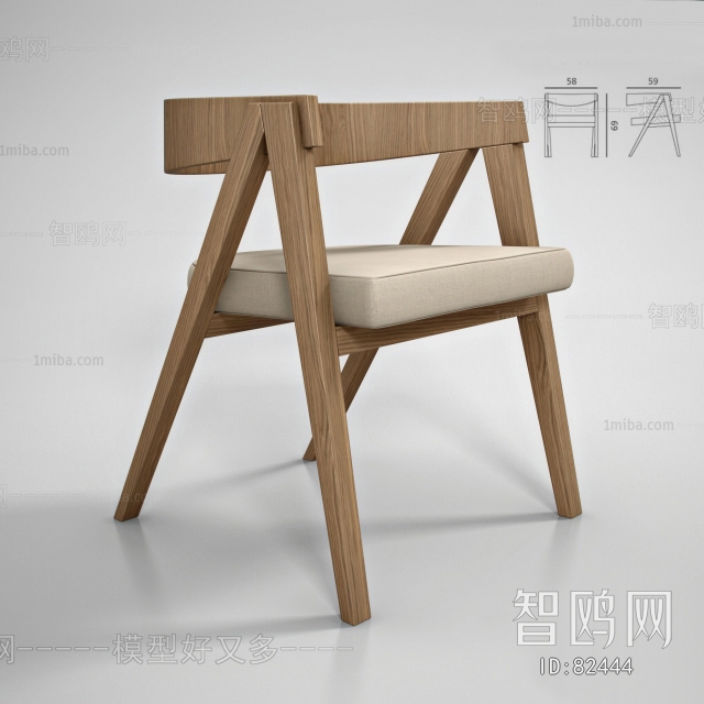 Nordic Style Single Chair