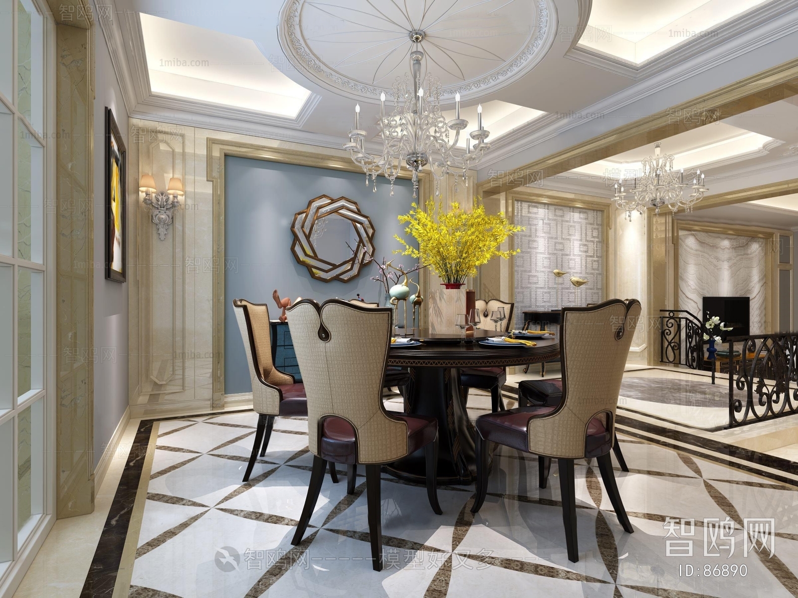 New Classical Style Dining Room