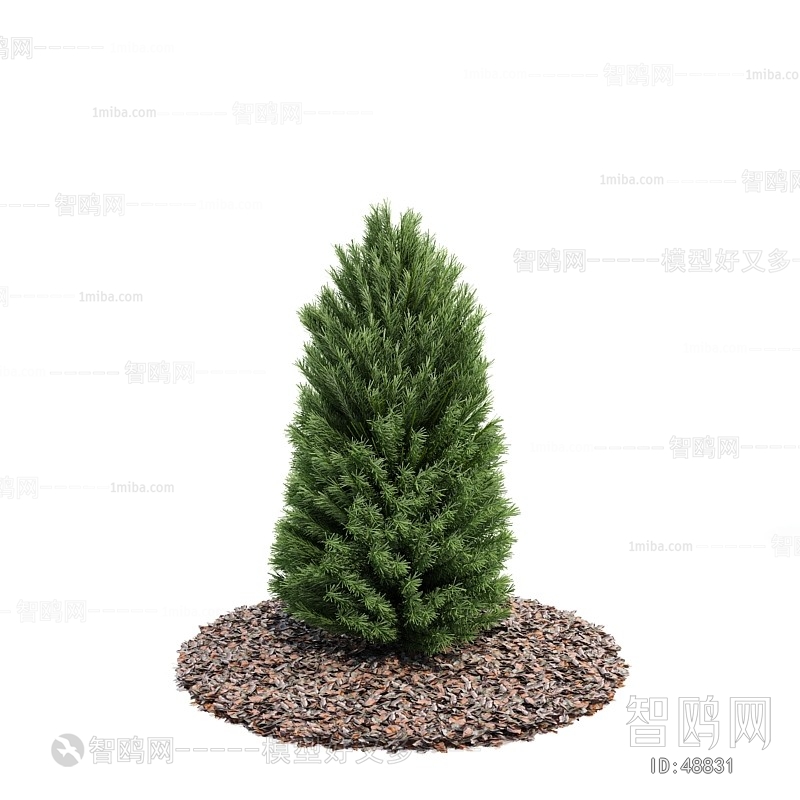 Modern Tree/shrub/grass