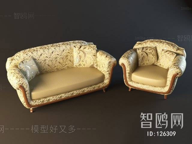 European Style Sofa Combination