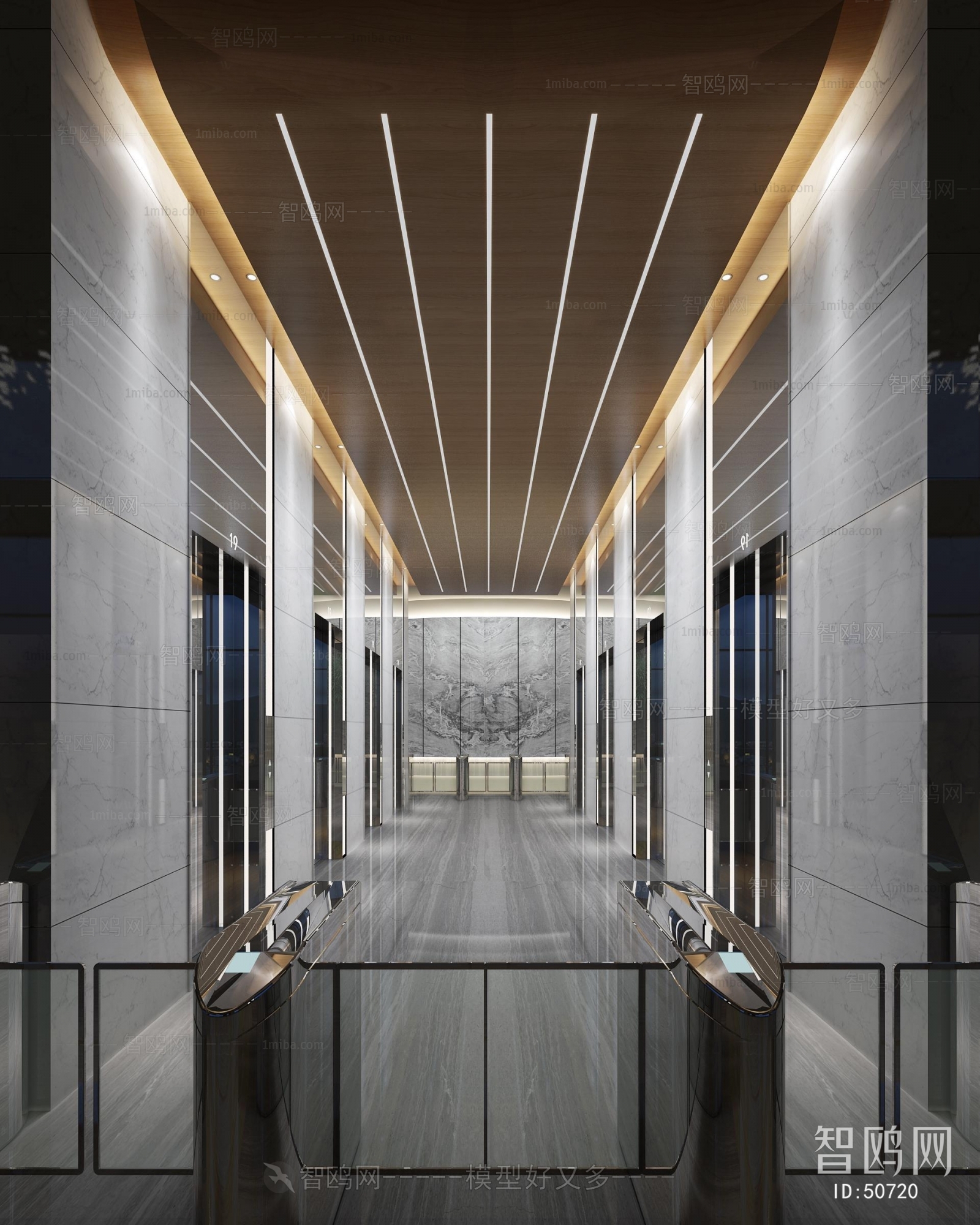 Modern Corridor/elevator Hall