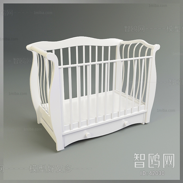 Simple European Style Child's Bed