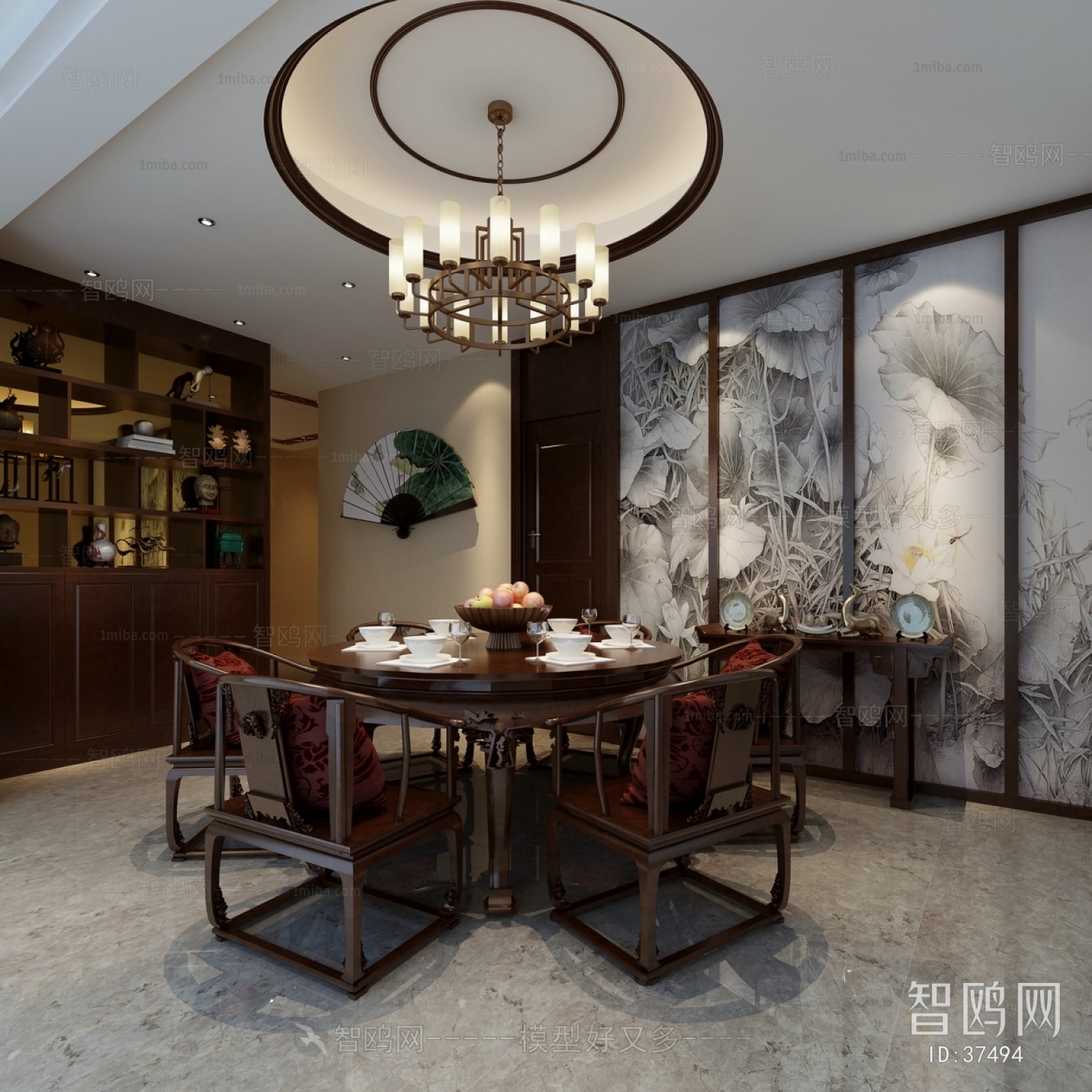 Chinese Style Dining Room