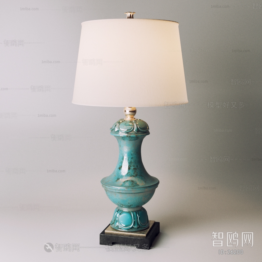 European Style Mediterranean Style Table Lamp