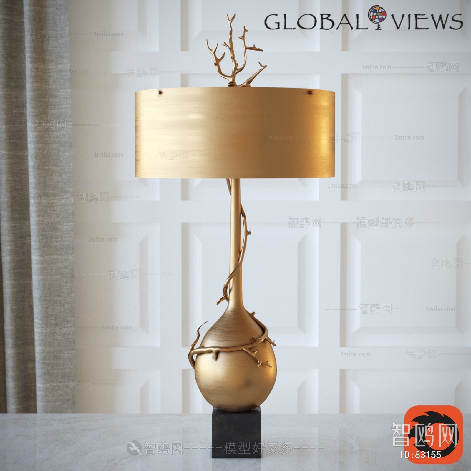 American Style Post Modern Style Table Lamp