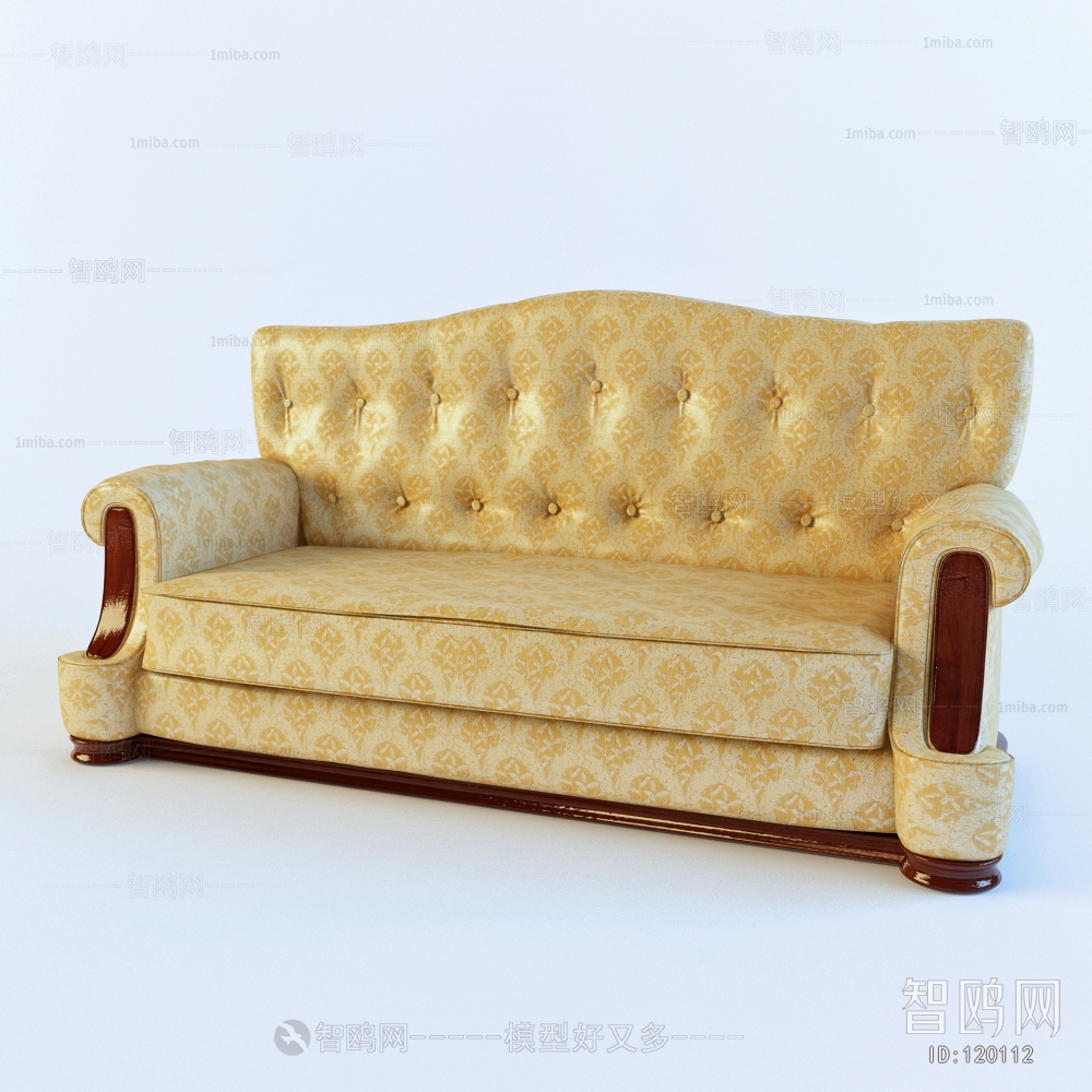 European Style Three-seat Sofa