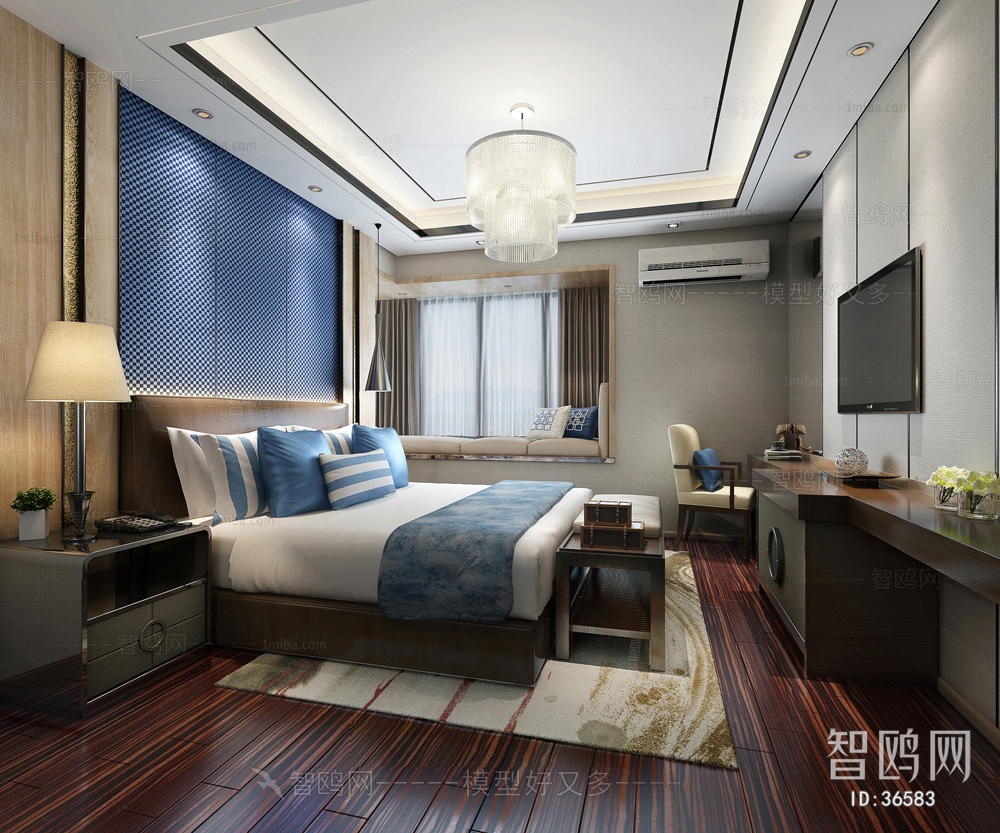 New Chinese Style Bedroom