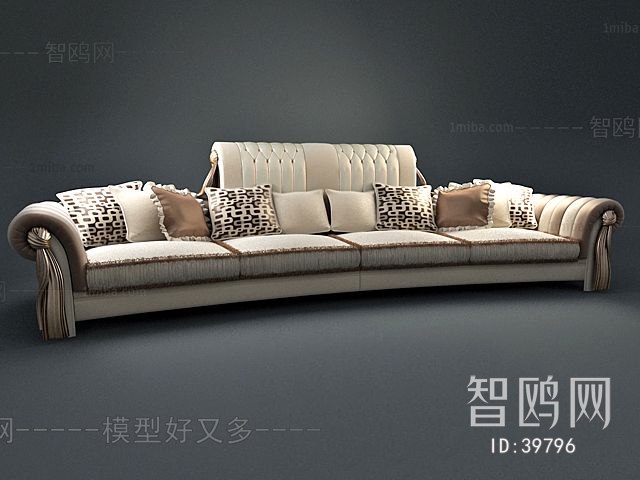 New Classical Style Multi Person Sofa