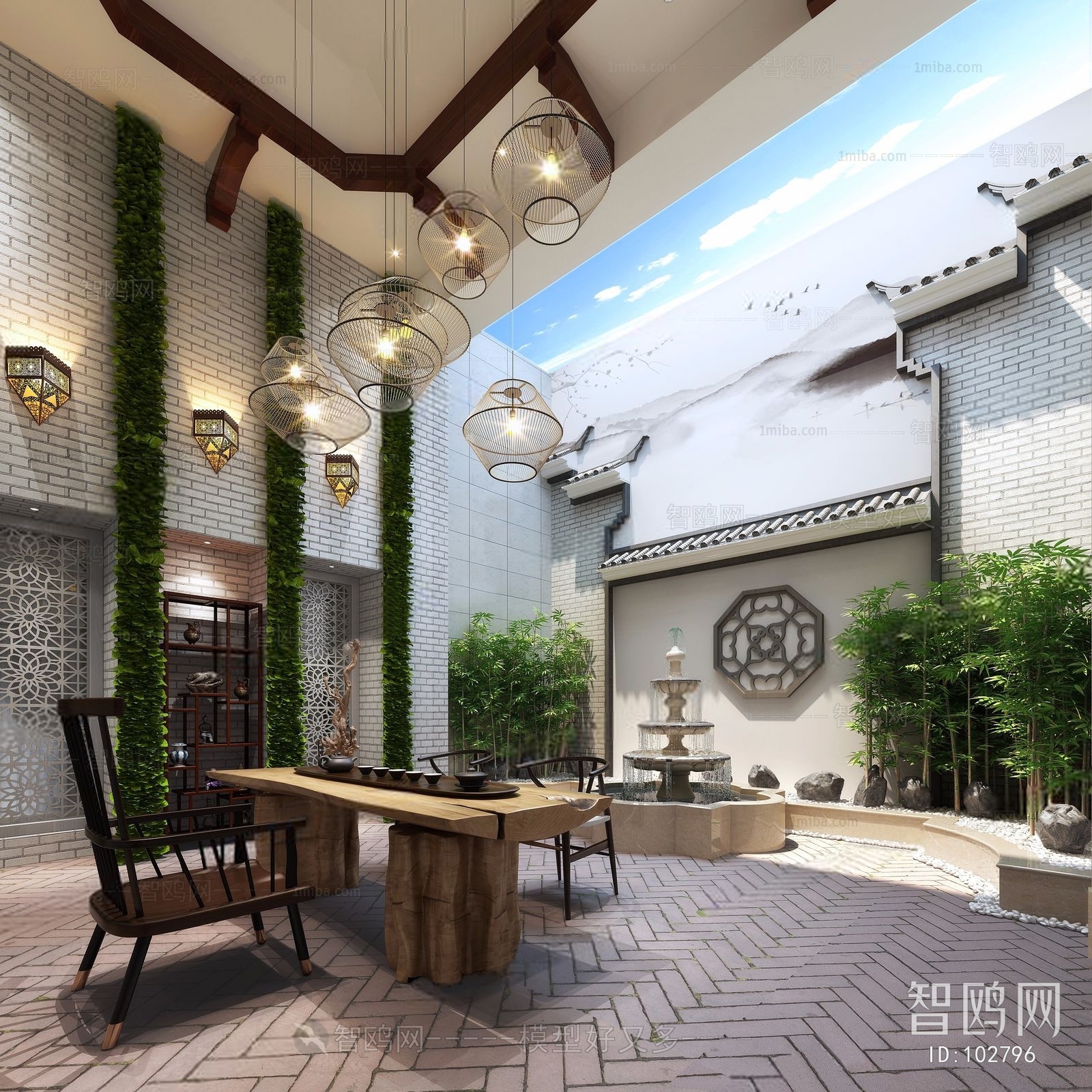 New Chinese Style Tea House