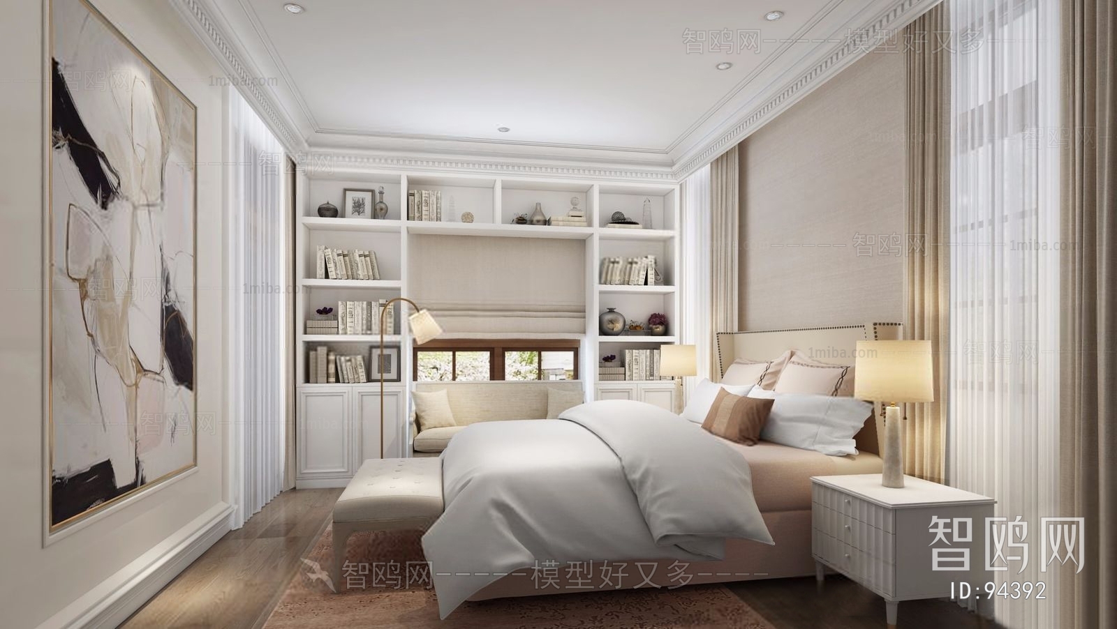 American Style Simple Style Bedroom