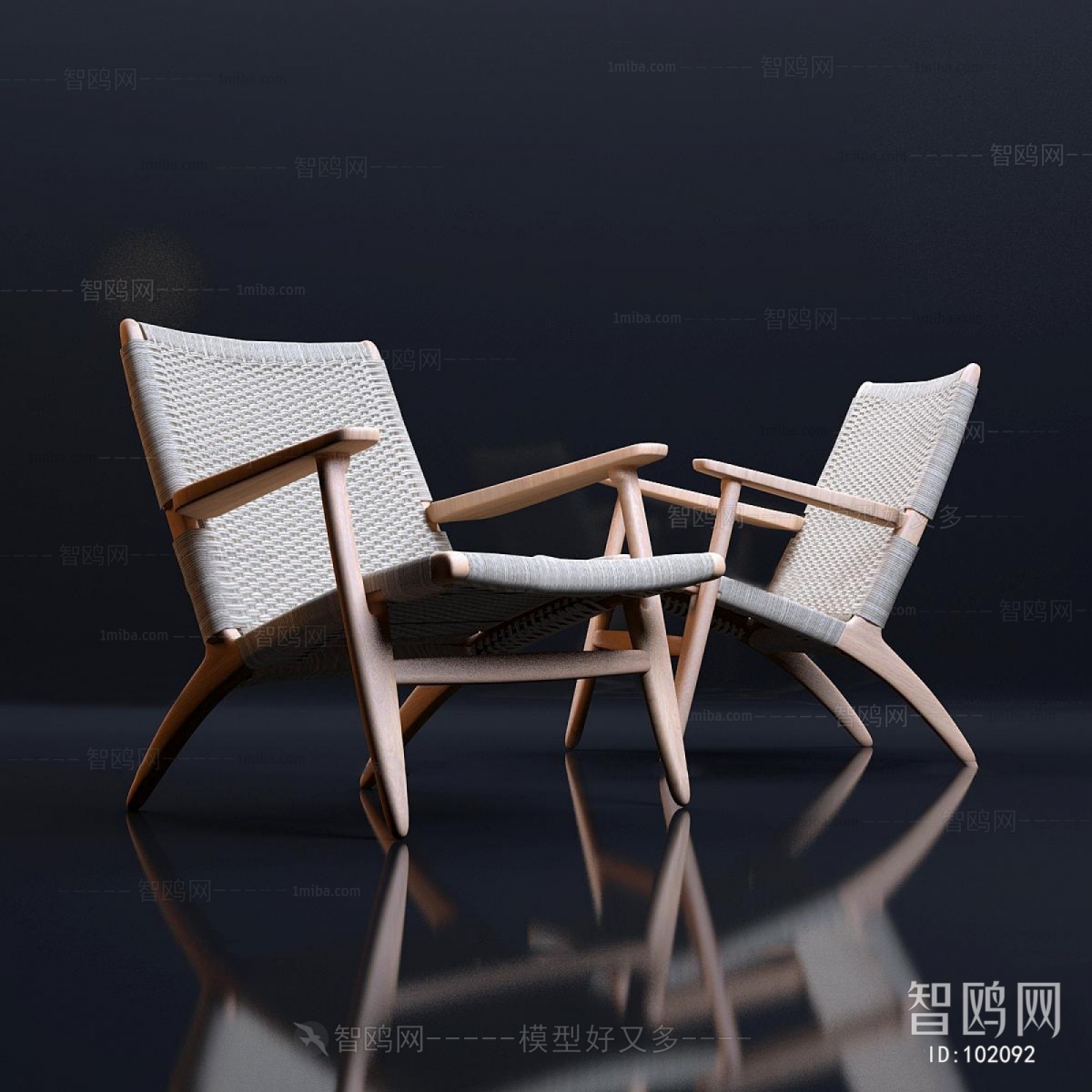 New Chinese Style Lounge Chair