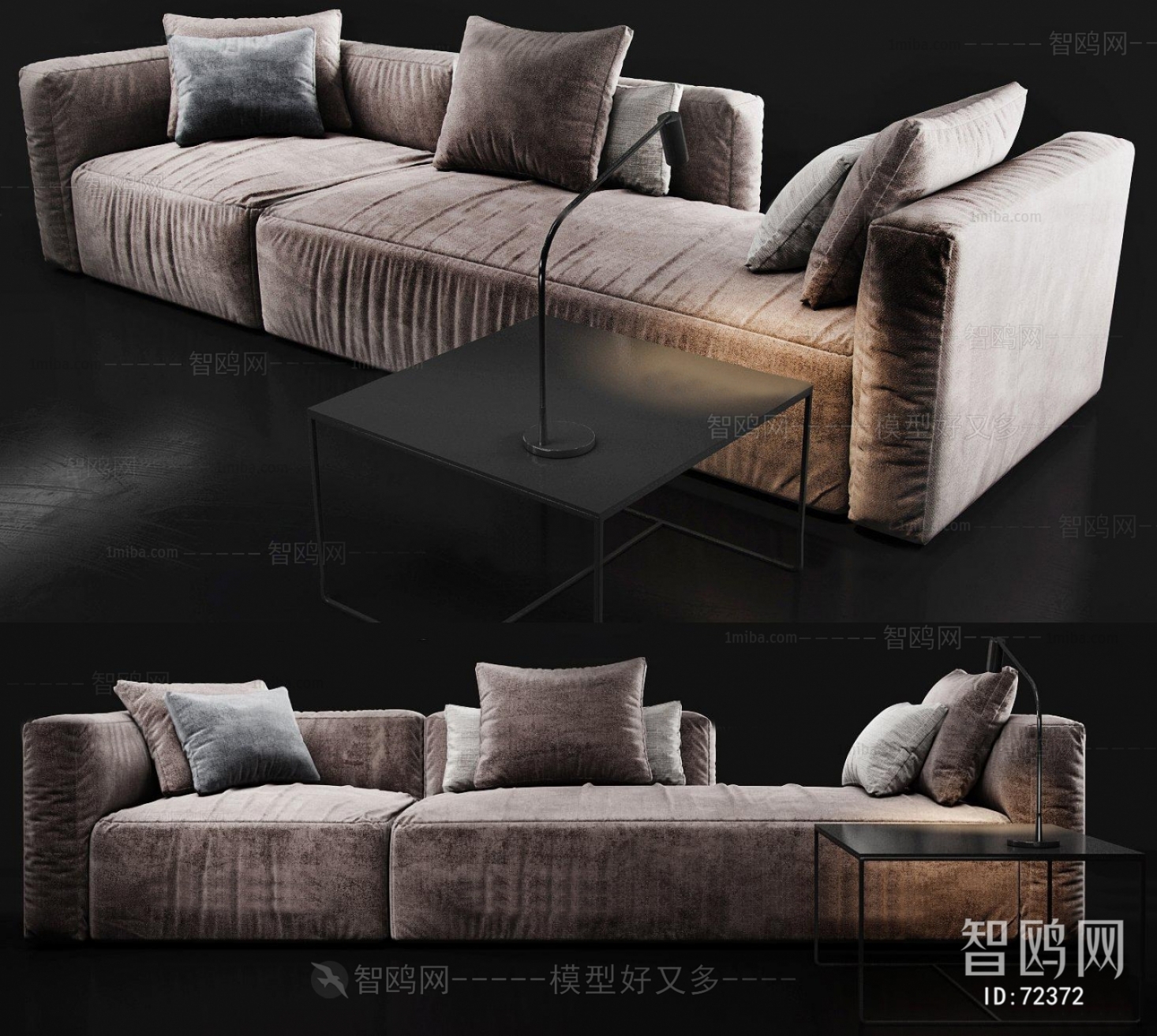 Modern Three-seat Sofa