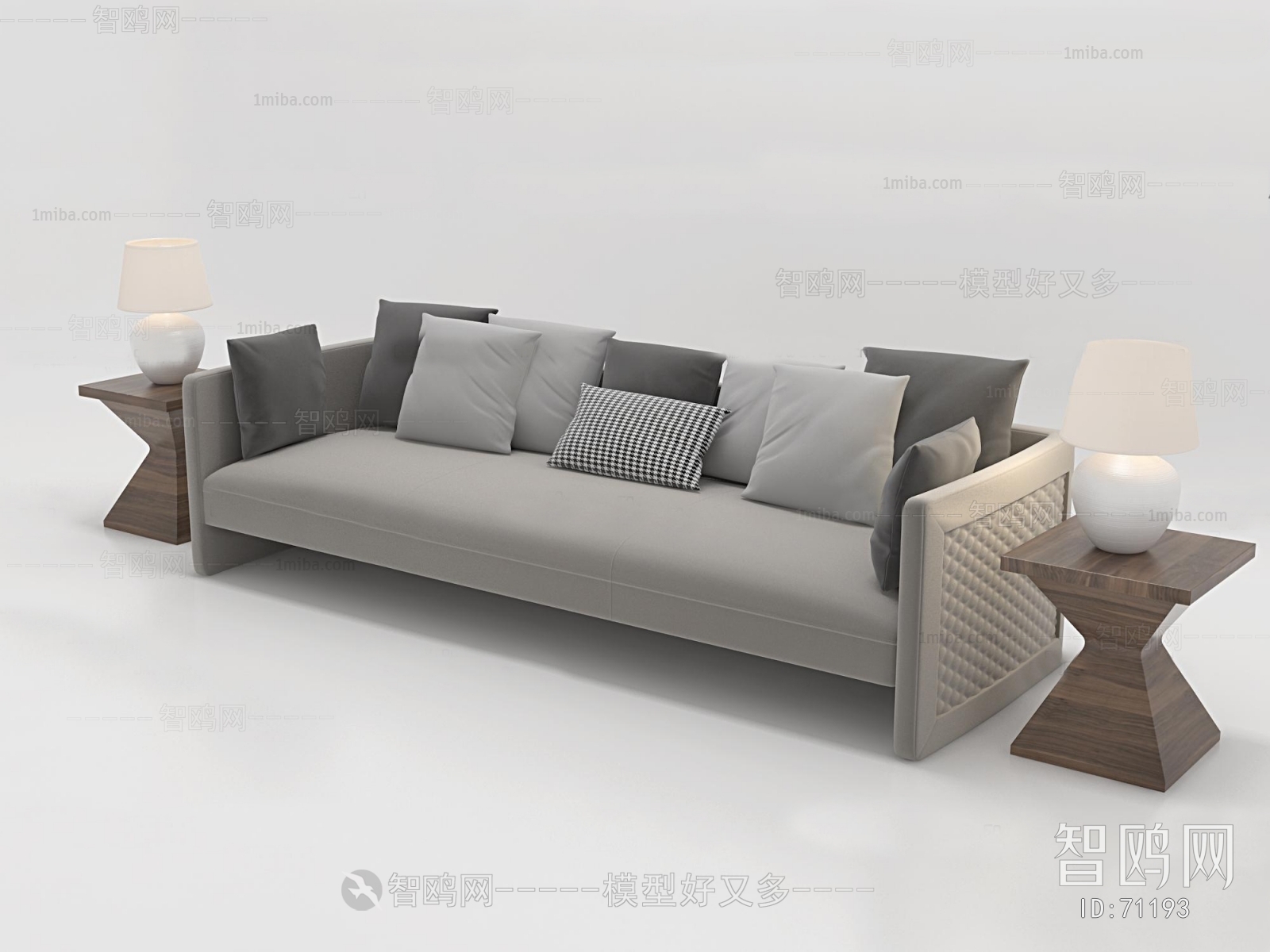 Modern Multi Person Sofa