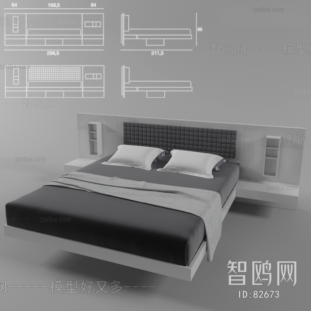 Modern Double Bed