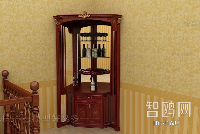 American Style Wine Cabinet