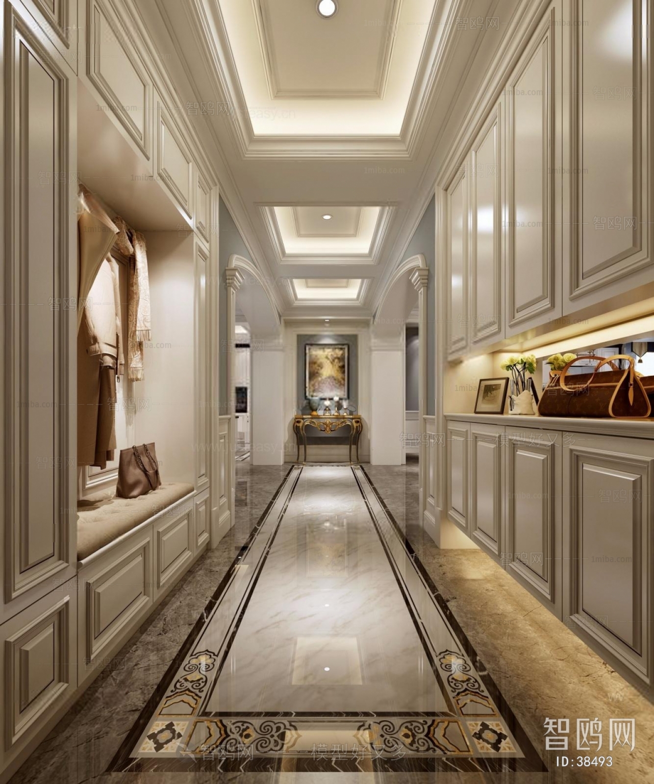 European Style Hallway