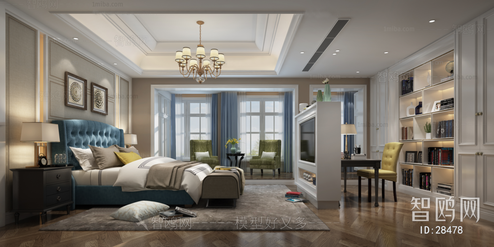 European Style Bedroom