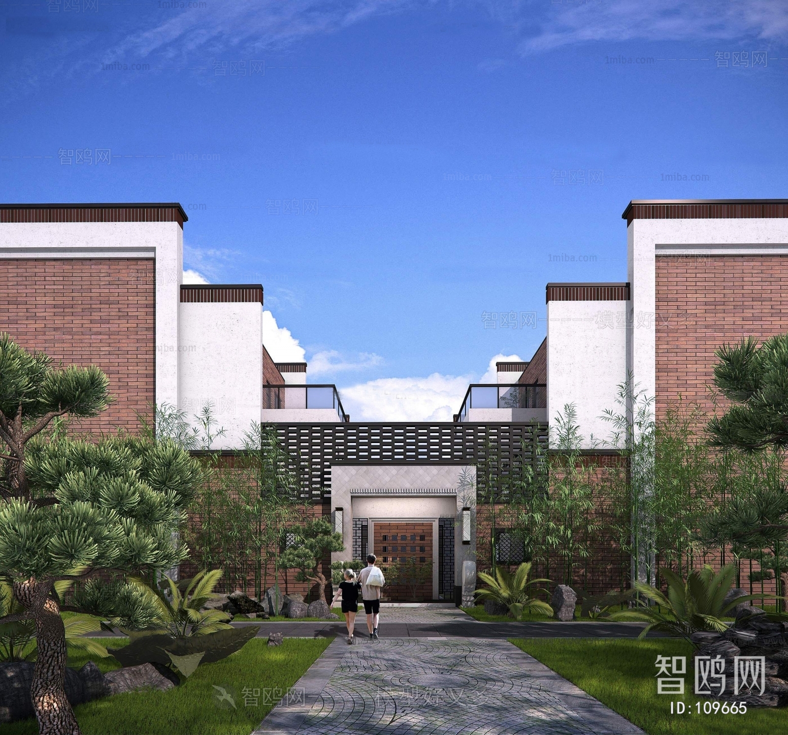 New Chinese Style Courtyard/landscape