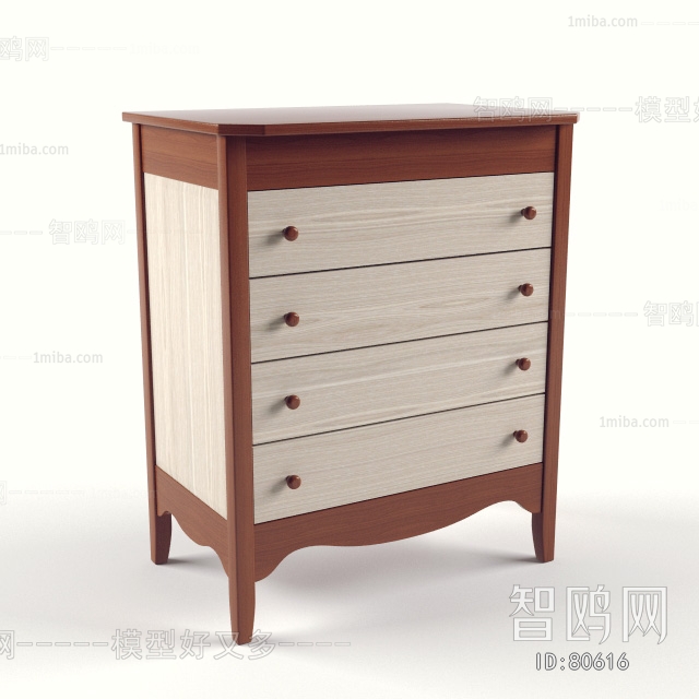 Simple European Style Chest Of Drawers