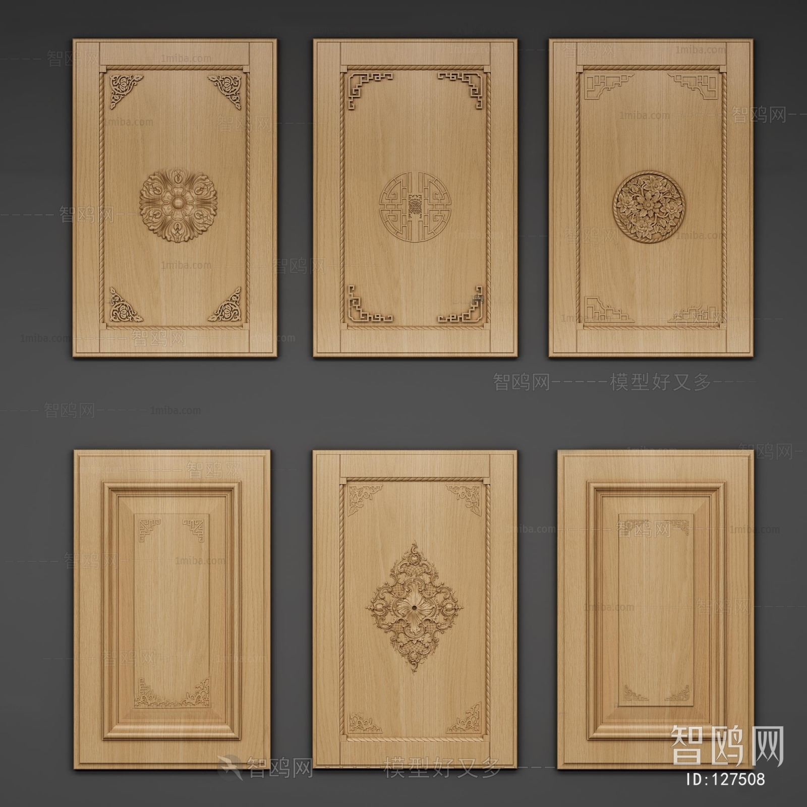 New Chinese Style Door Panel