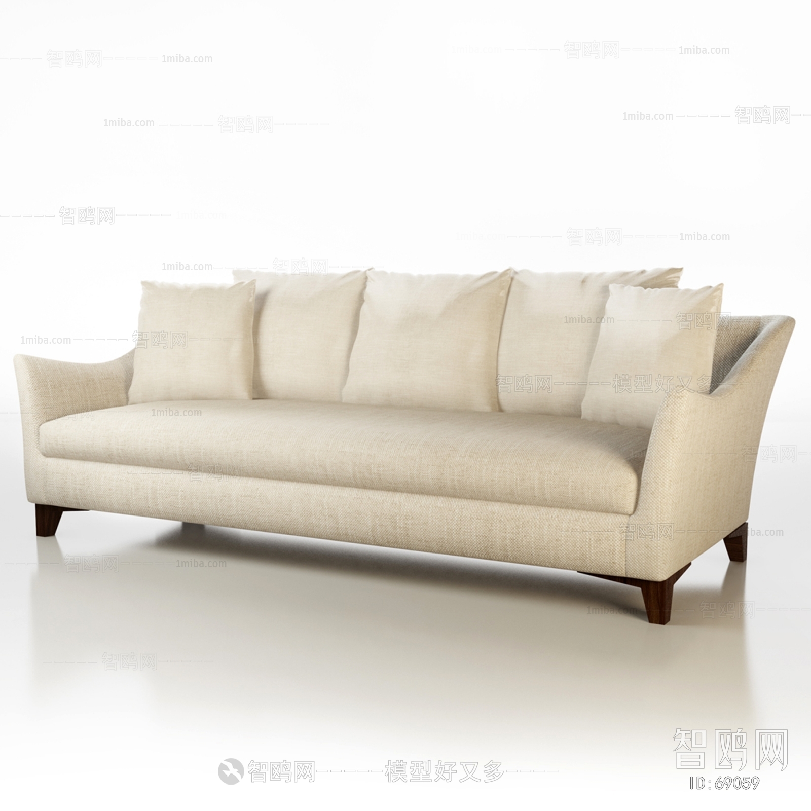 Modern Three-seat Sofa