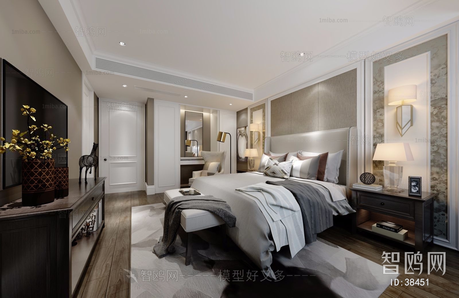 American Style Bedroom