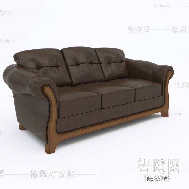 European Style Three-seat Sofa